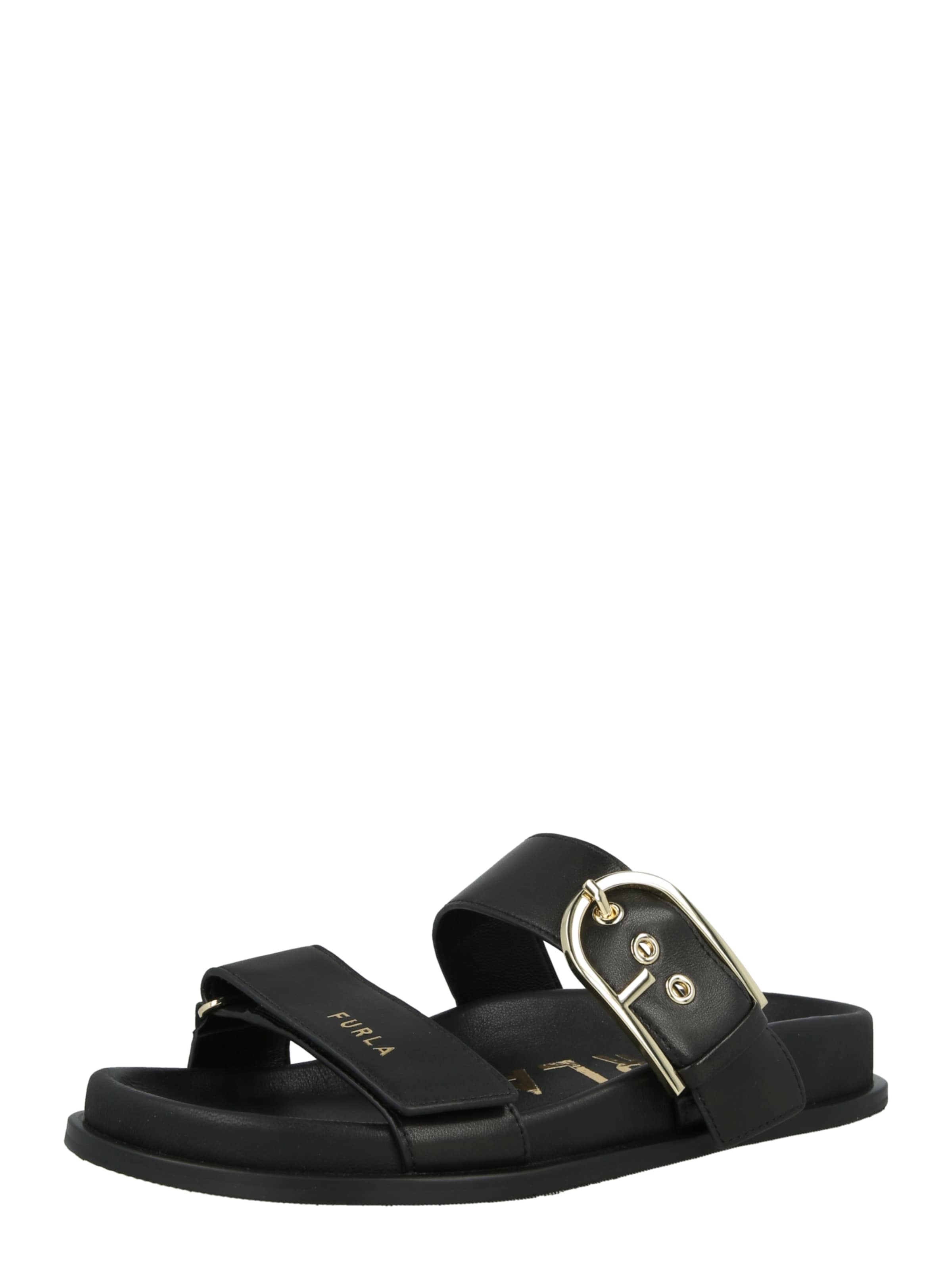 FURLA Sandaler 'SOLEA' i sort: forside