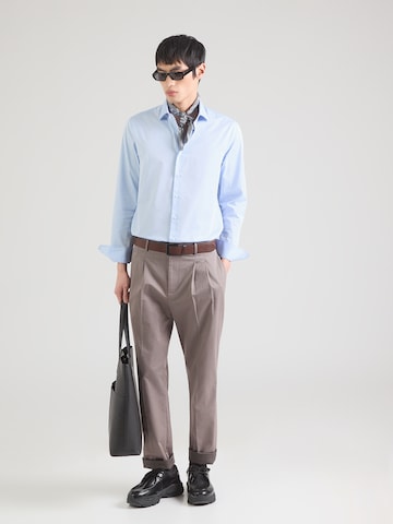 Coupe slim Chemise business Michael Kors en bleu