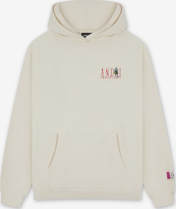 smėlio AND1 Megztinis be užsegimo 'Core Retro': priekis