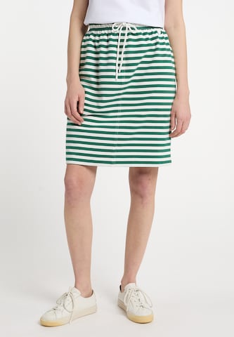 DreiMaster Maritim Skirt in Green: front