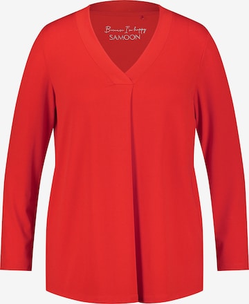 SAMOON Shirt in Rot: predná strana