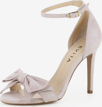 Sandales à lanières 'EVA' EVITA en rose : devant