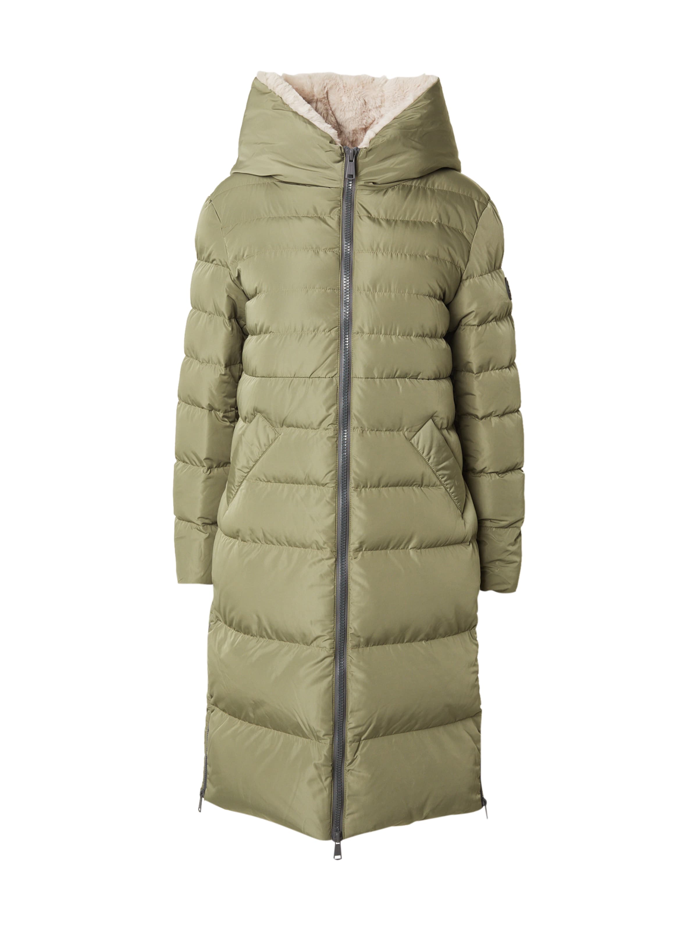 Cappotto invernale 'Keilafur' di RINO & PELLE in verde: frontale