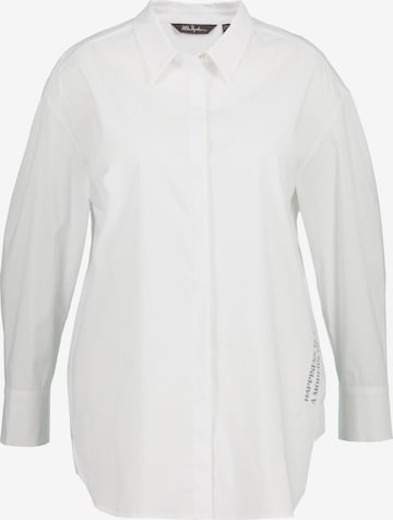 Ulla Popken - Blusa em branco: frente