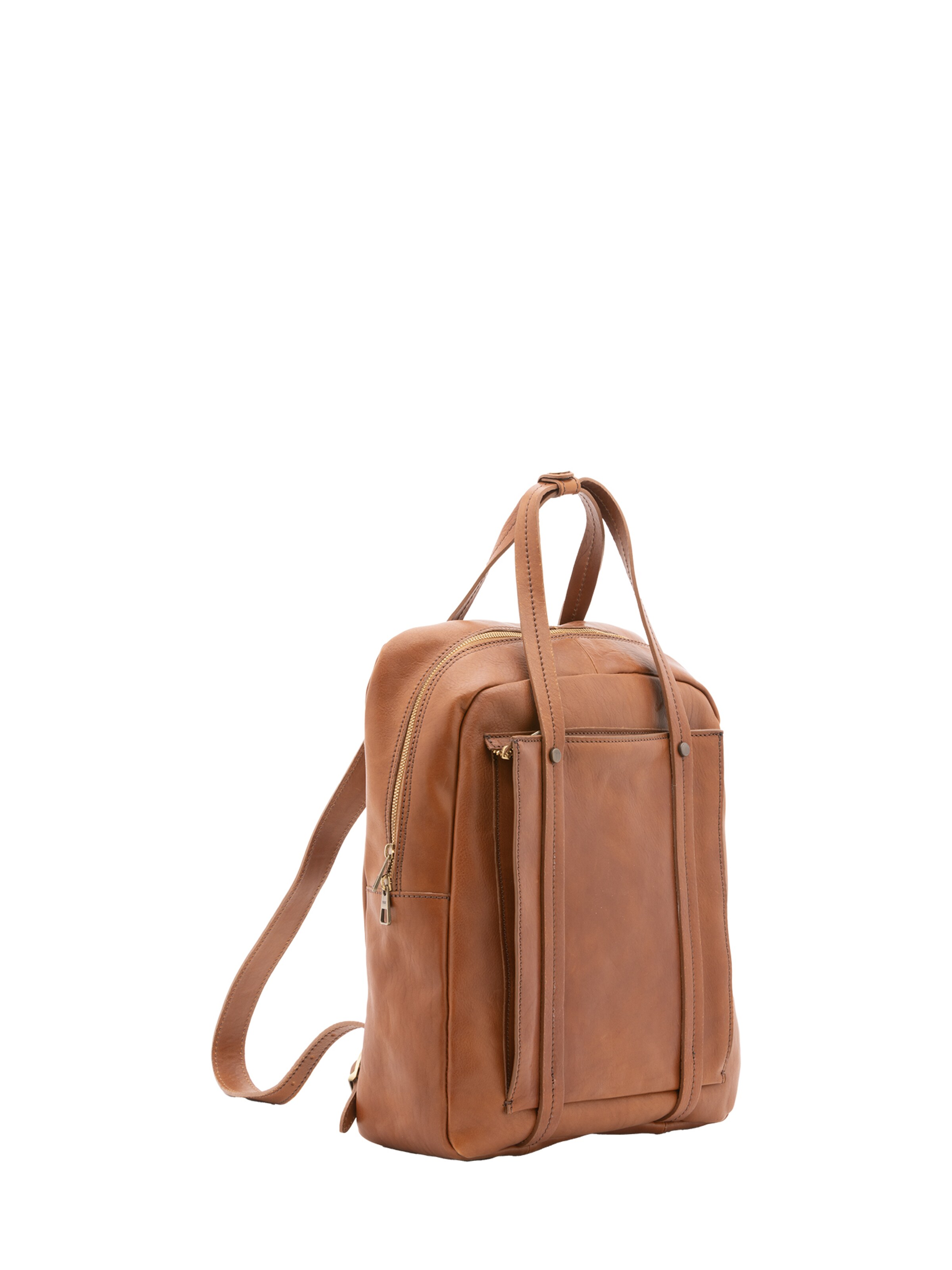 Sac à dos Viola Castellani en marron : devant