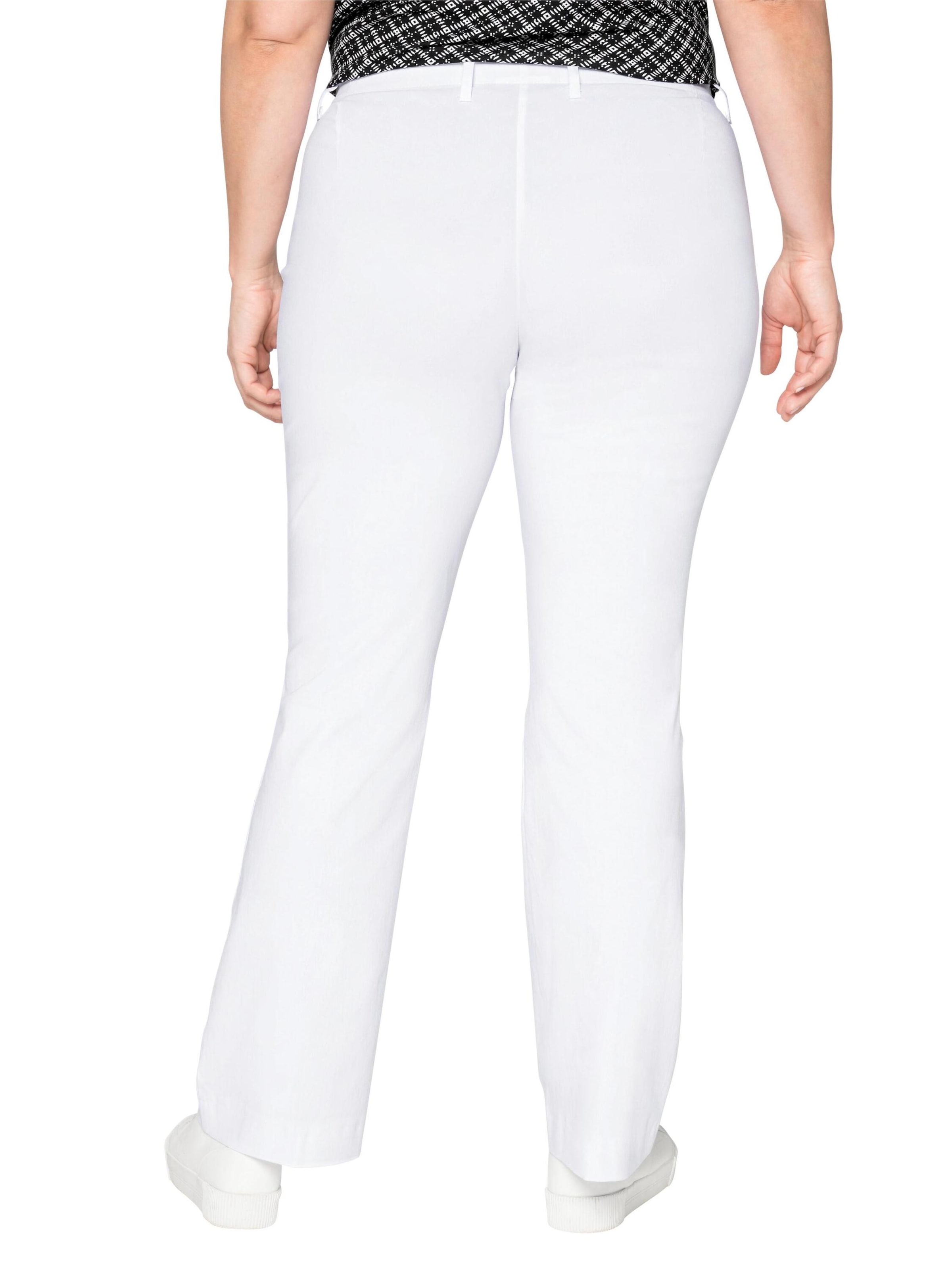 SHEEGO Regular Trousers in White