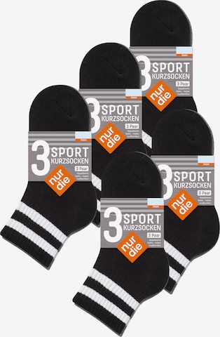 Chaussettes Nur Die en noir : devant