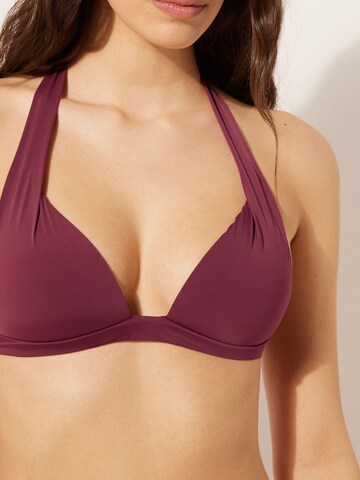 CALZEDONIA Triangel Bikinitop 'Indonesia' in Rot