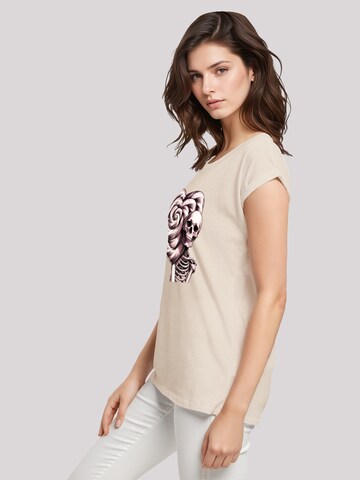 T-shirt 'Süße Süßigkeiten Herzform Liebe' F4NT4STIC en beige