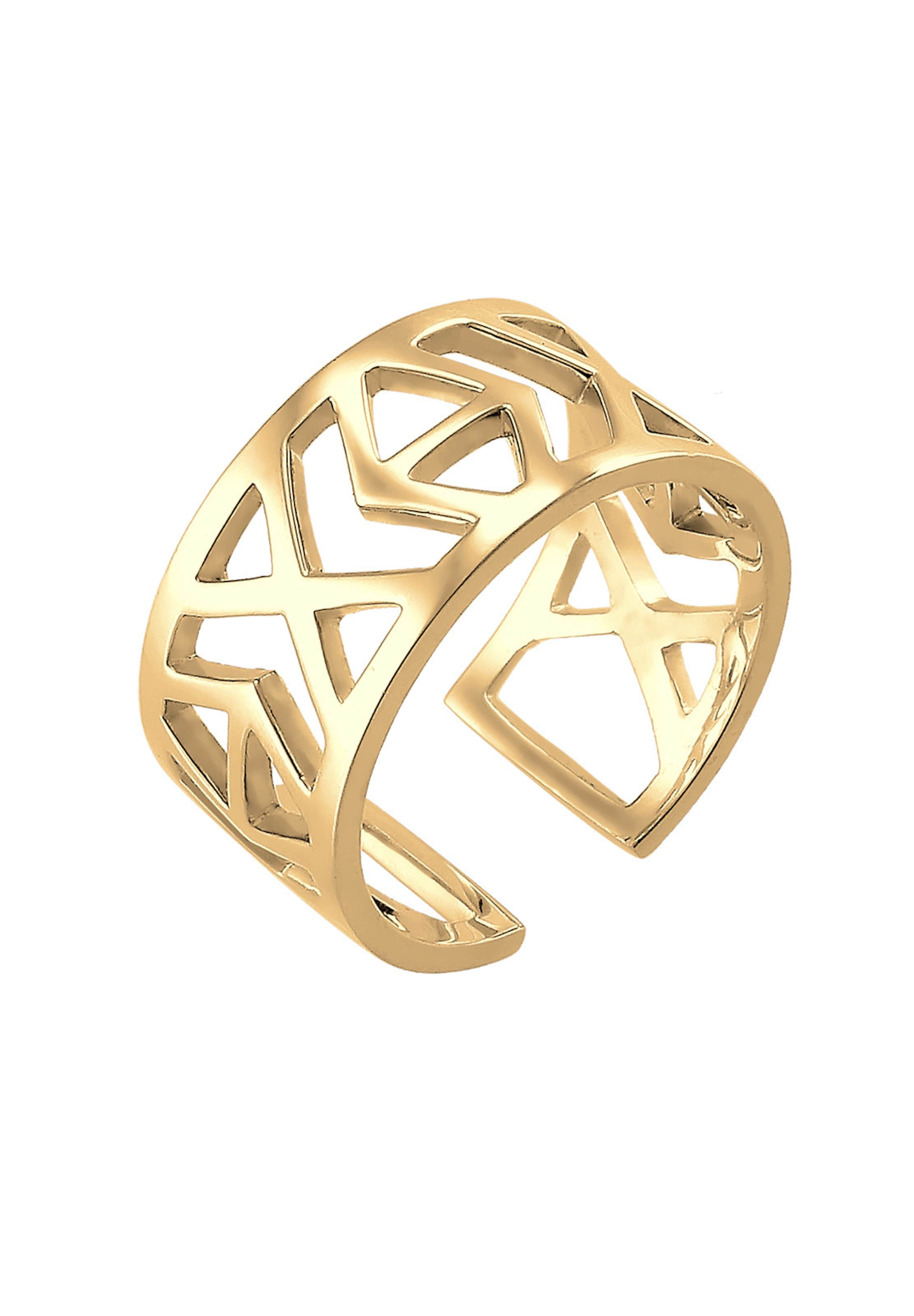 ELLI Ring in Gold: front