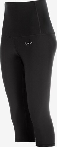 Winshape Slimfit Sporthose 'HWL202' in Schwarz