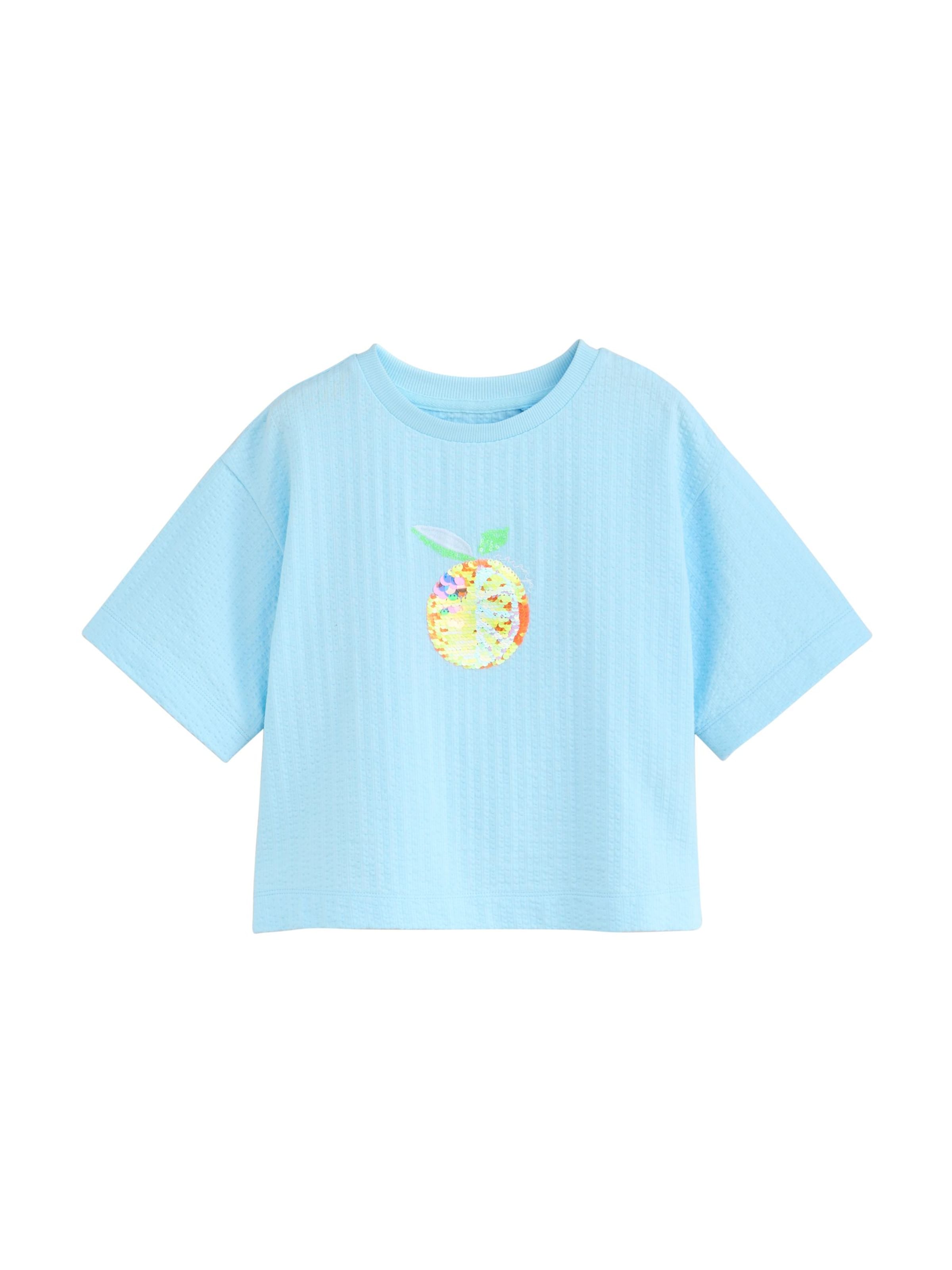 Next Shirt in Blauw: voorkant