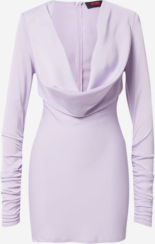 Misspap - Vestido em roxo: frente