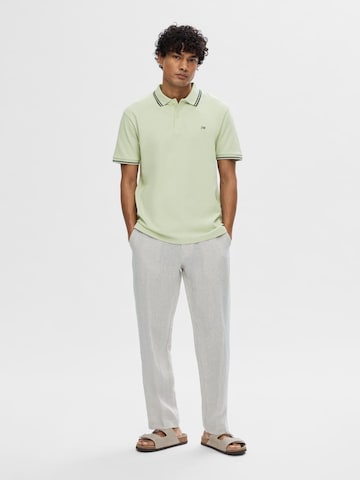 SELECTED HOMME Poloshirt 'Dante' in Grün