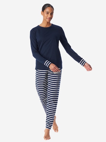 Pyjama 'Casual Essentials' SCHIESSER en bleu