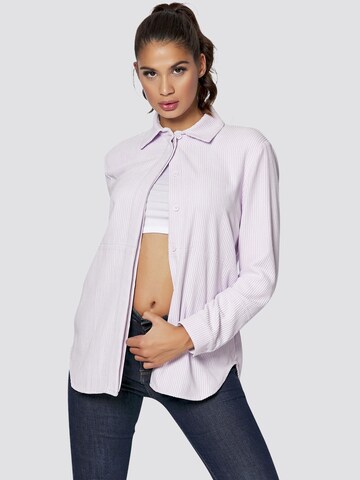 Gina Tricot Bluse ' Leonora ' i lilla