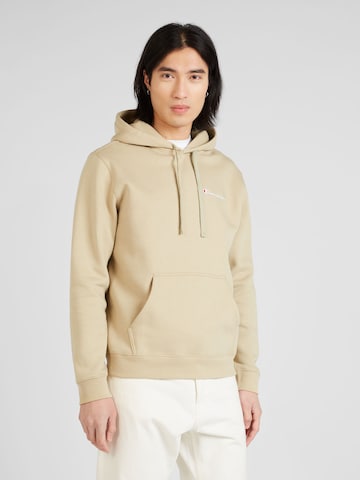 Champion Authentic Athletic Apparel Sweatshirt in Beige: front