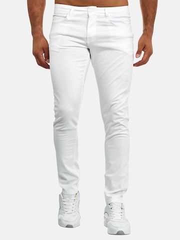 Tazzio Slimfit Jeans '165251'‌‌‌‌ in Weiß: Vorderseite