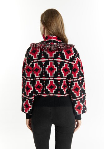 IZIA Knit Cardigan in Red