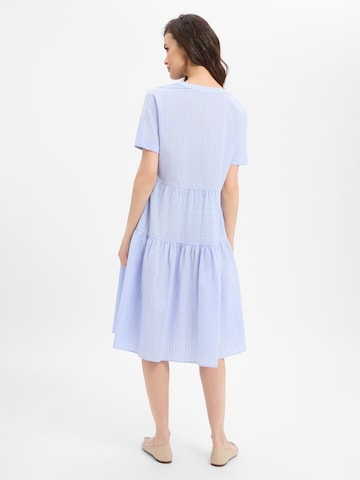 Marie Lund Sommerkleid in Blau
