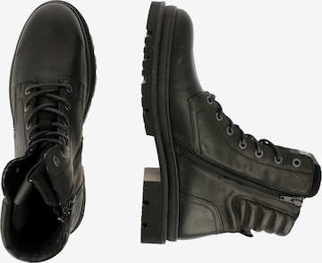 BULLBOXER Lace-Up Boots in Black