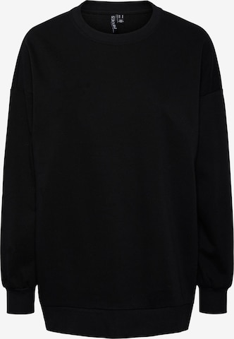 PIECES Sweatshirt in Black: front