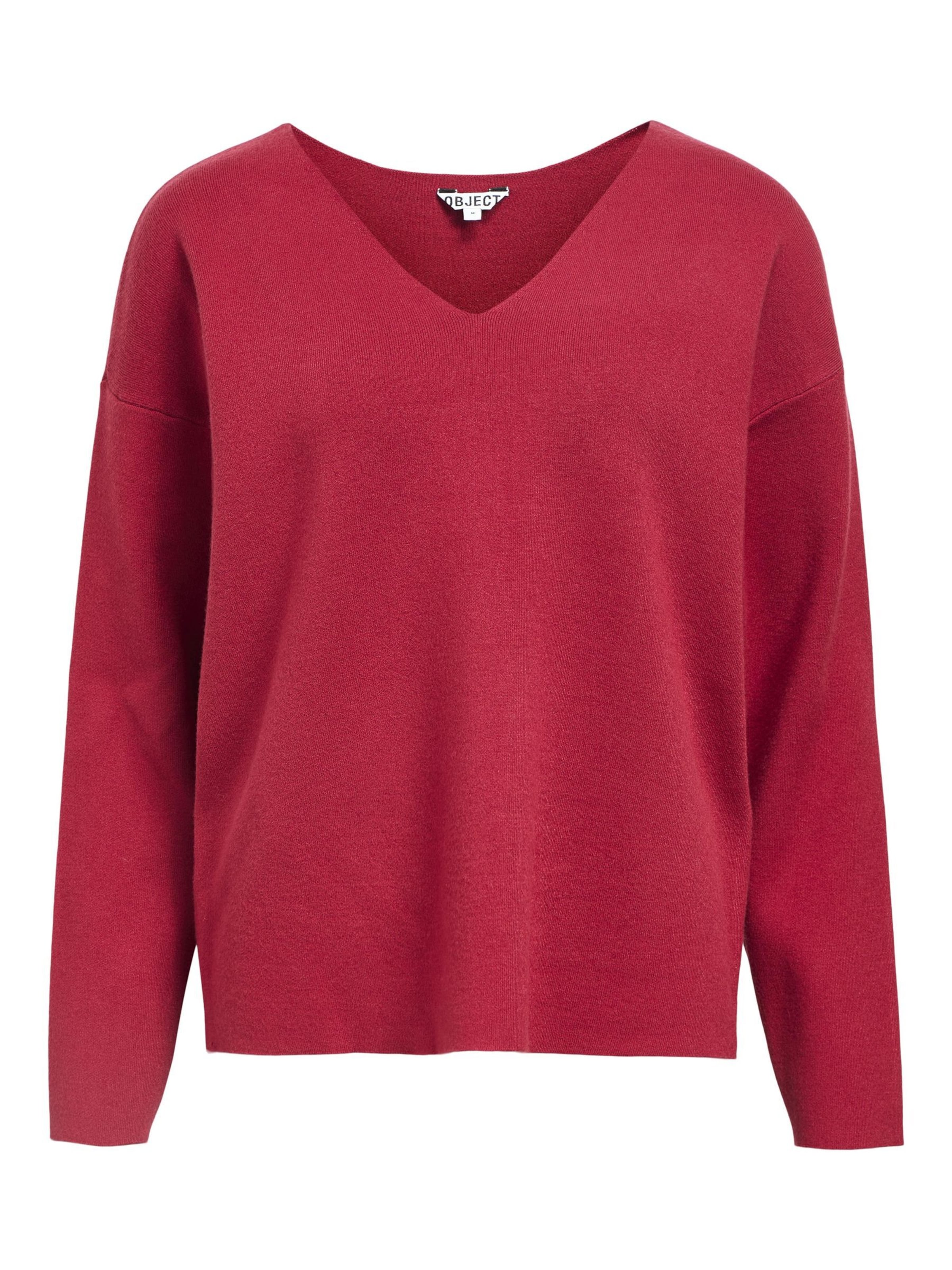 Pull-over 'OBJReynard' OBJECT en rouge : devant