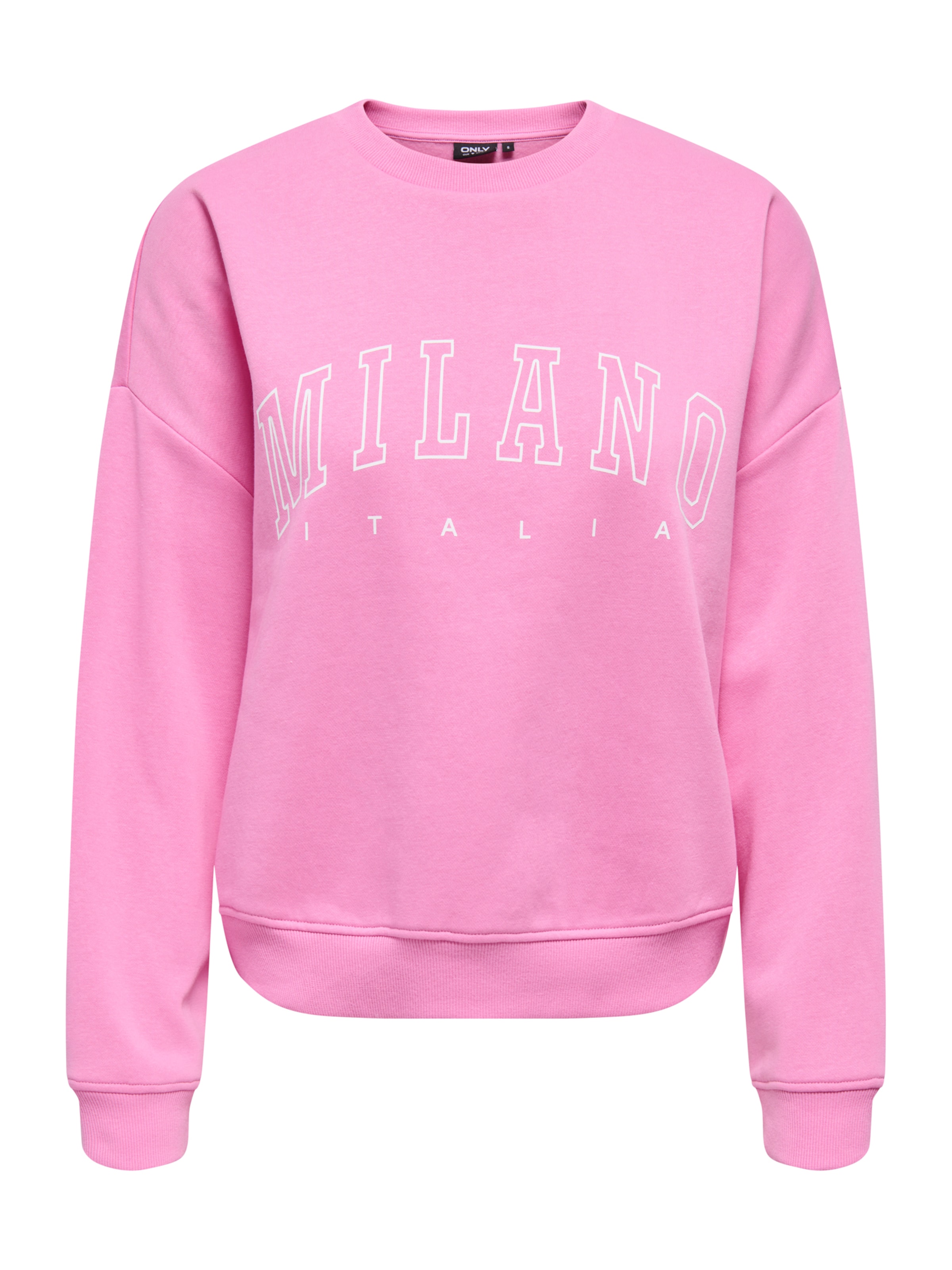 ONLY Свитшот в Ярко-розовый: спереди