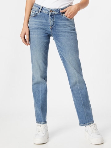 Goldgarn Regular Jeans 'ROSENGARTEN' in Blauw: voorkant