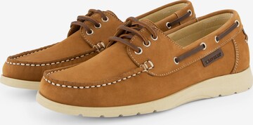Travelin Moccasins 'Seaport' in Brown