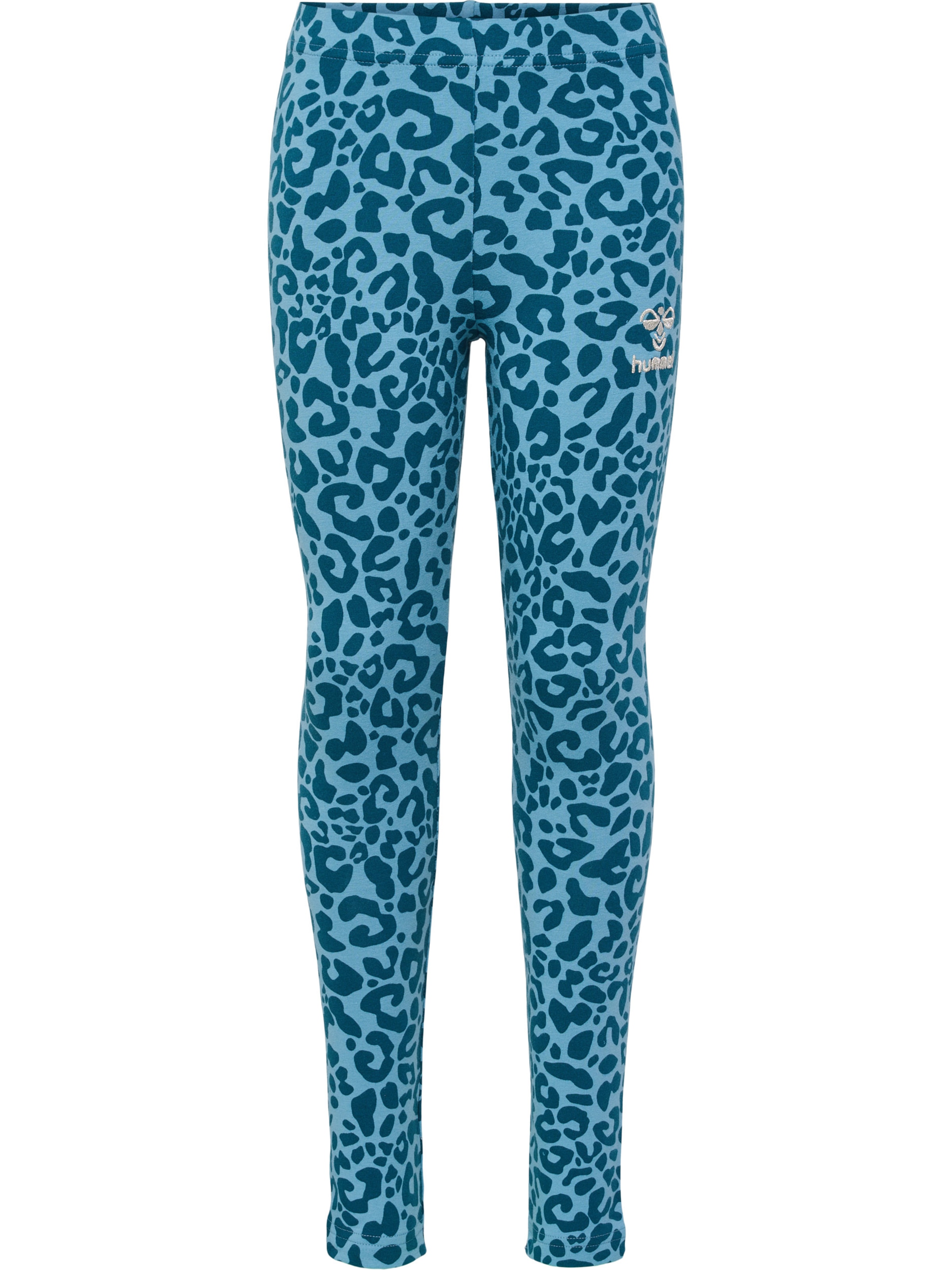 Hummel Skinny Leggings in Blau: Vorderseite