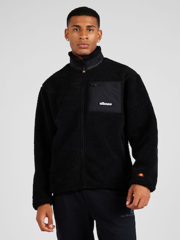 ELLESSEOutdoor jakna 'Este' - crna boja: prednji dio