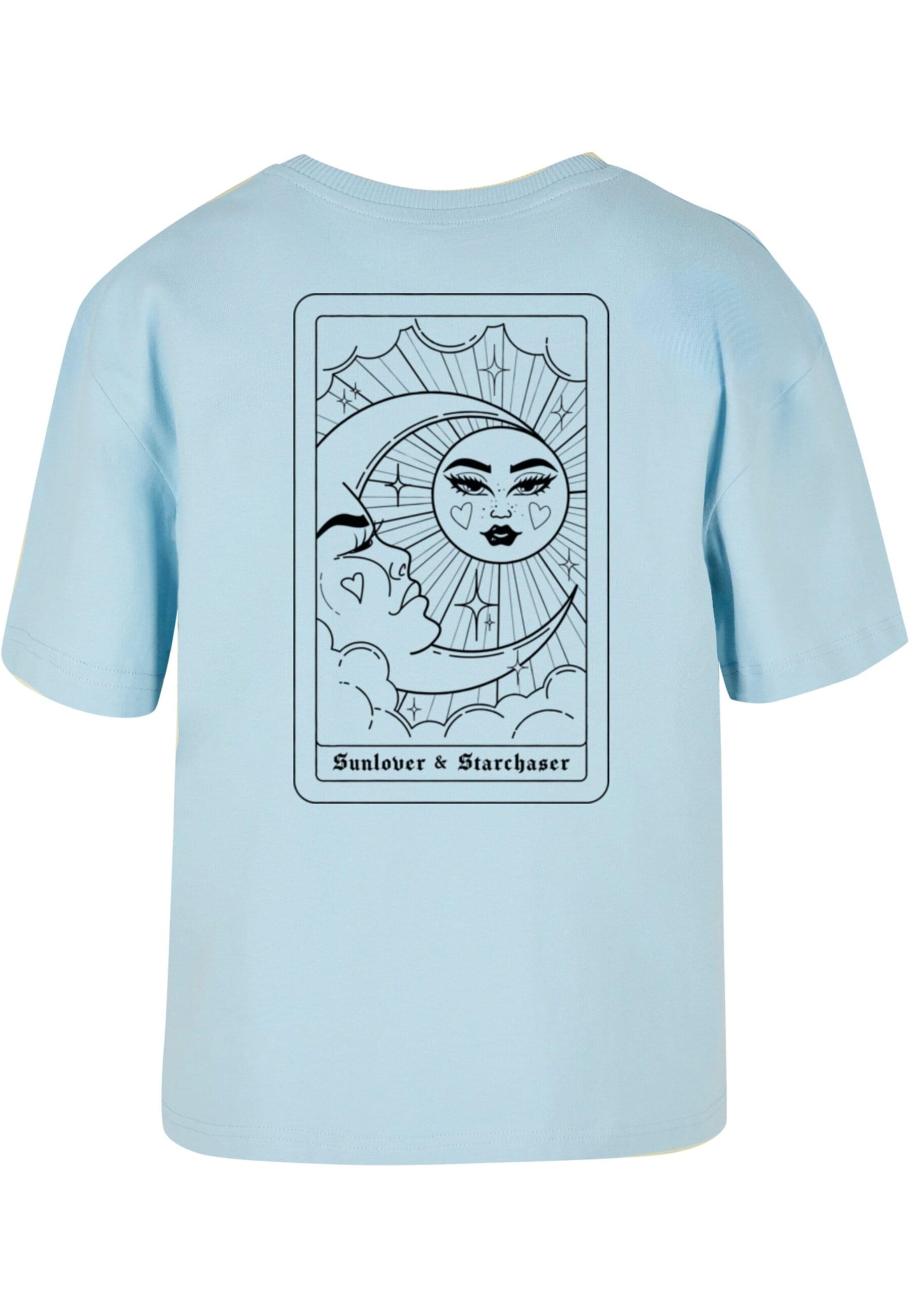 Miss Tee T-shirt 'Sunlover Starchaser' i blå
