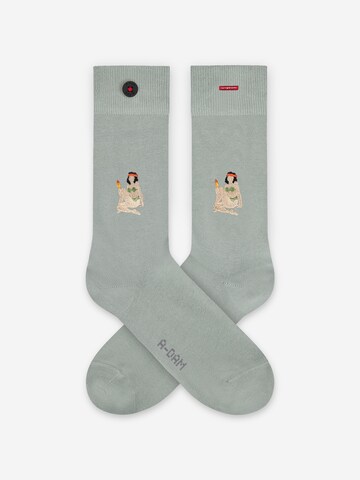 Chaussettes 'Rocket Girl' A-dam en gris