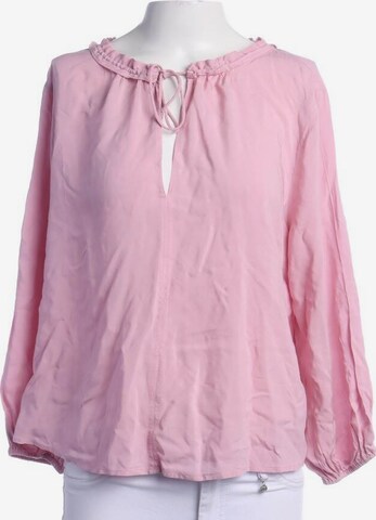 Velvet Bluse / Tunika S in Pink: predná strana