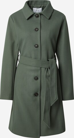 VILA Between-seasons coat 'Idra' in Green: front