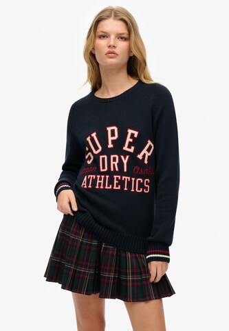 Superdry Trui in Blauw: voorkant