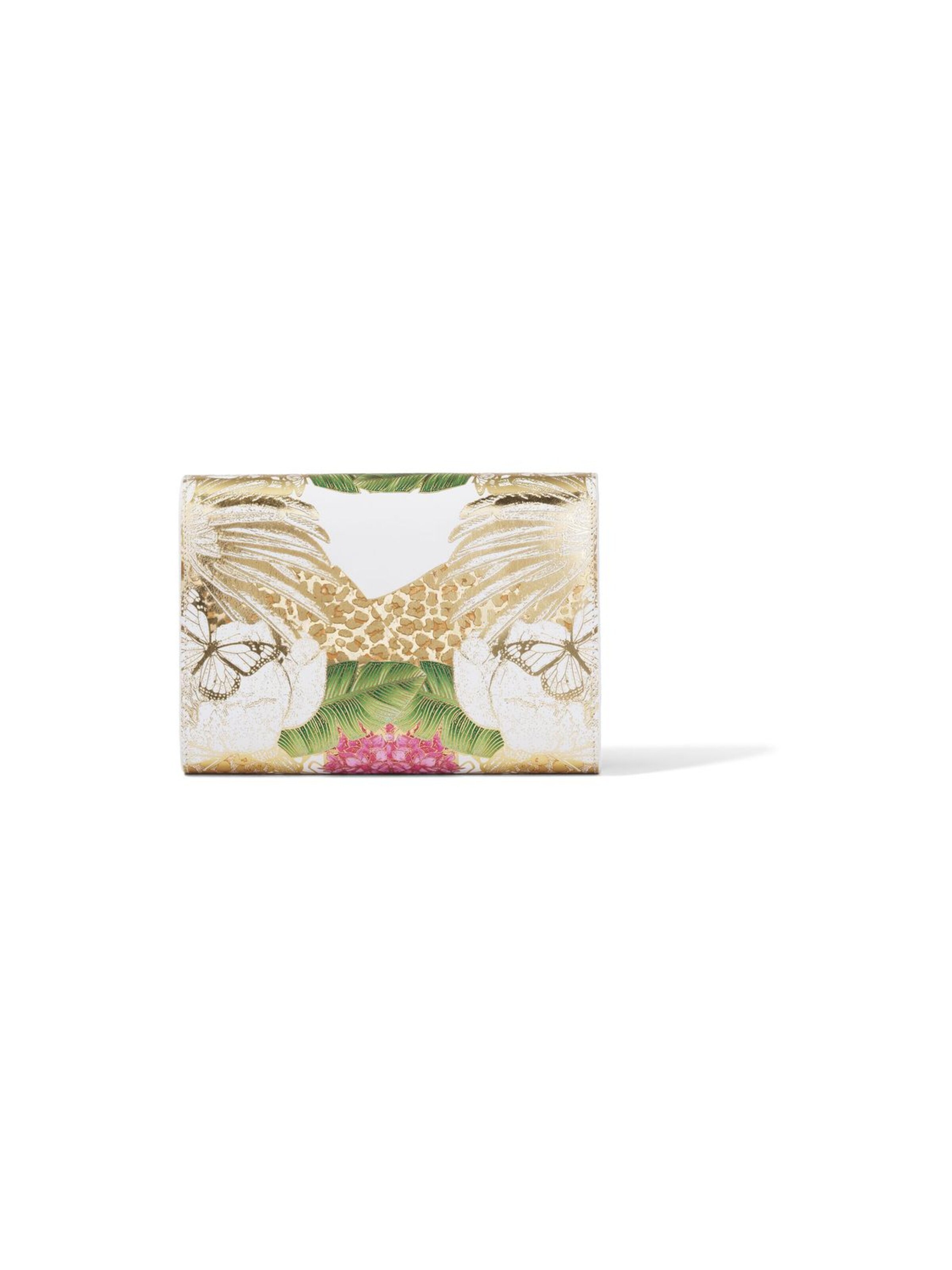 Braccialini - Bolso de noche 'Lady Giaguari' en blanco