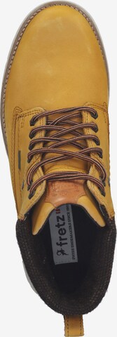 FRETZ MEN Lace-Up Boots in Yellow