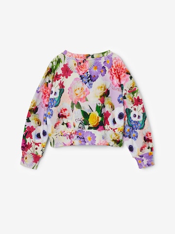 Desigual - Sweatshirt em mistura de cores