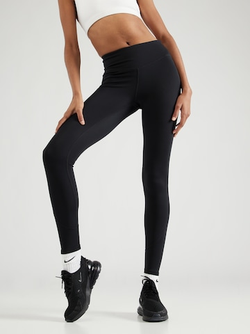 Jordan Skinny Workout Pants in Black: front