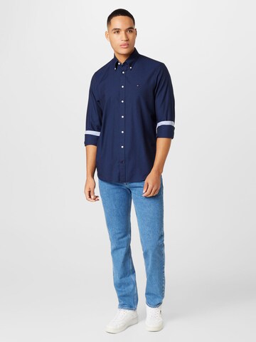 Tommy Hilfiger Tailored Regular fit Button Up Shirt in Blue