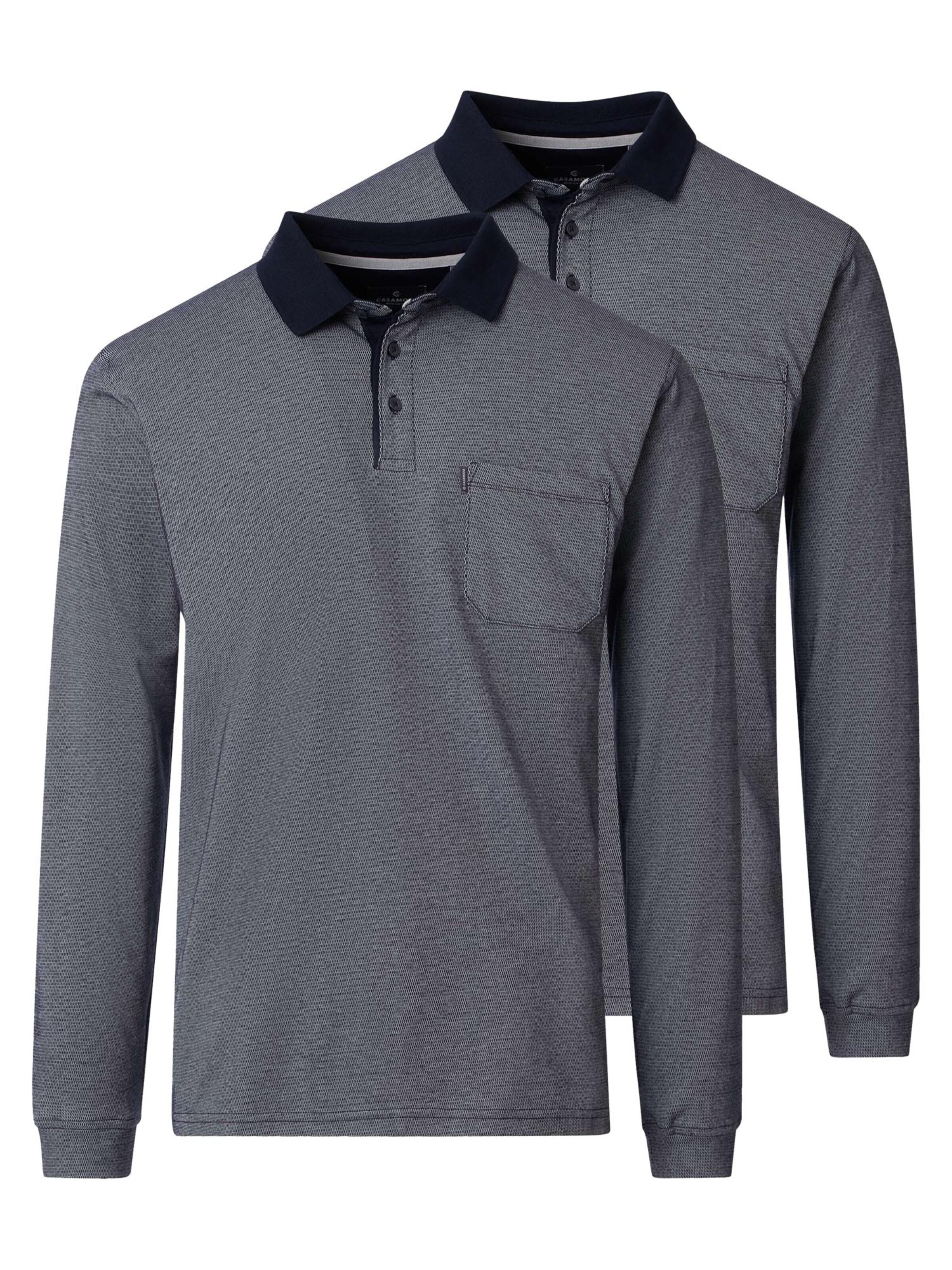CASAMODA Shirt 'Basic'‌‌‌ in Grau: Vorderseite