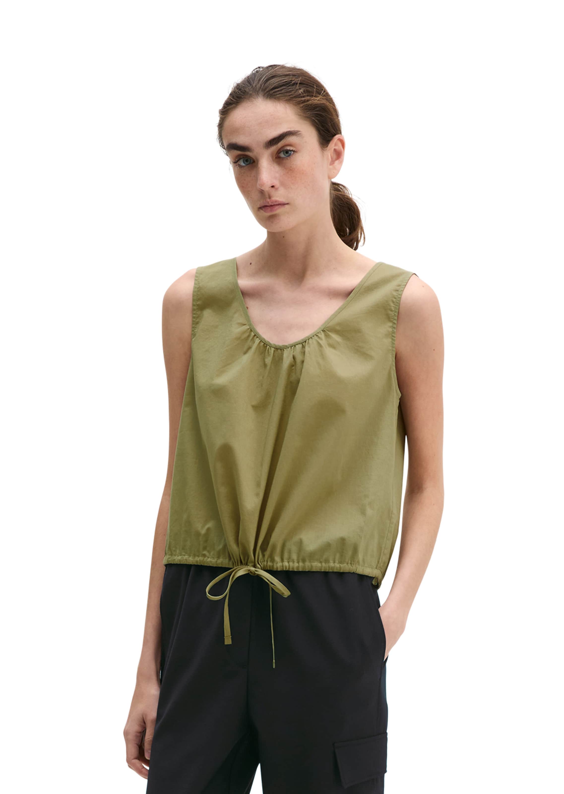 Marc O'Polo Bluse in Grün: Vorderseite