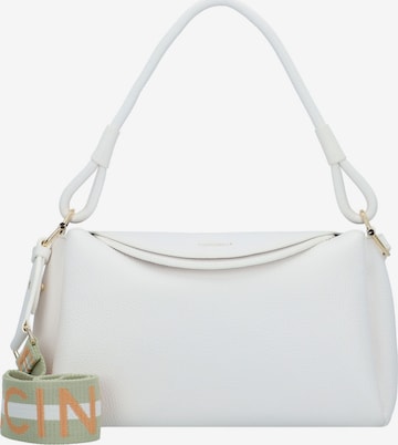 Coccinelle Shoulder Bag in White: front