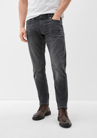 s.Oliver Slimfit Jeans 'Keith' in Grijs: voorkant