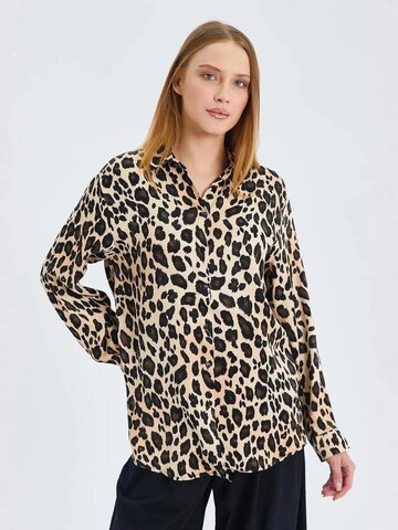 Chemisier MixRay en beige : devant