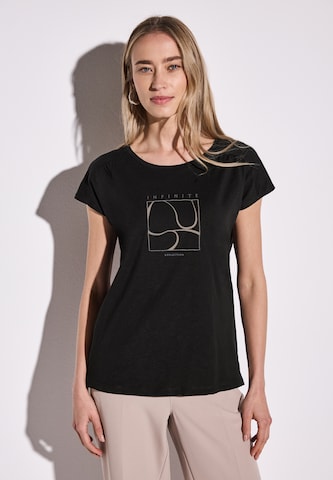 STREET ONE T-Shirt in Schwarz