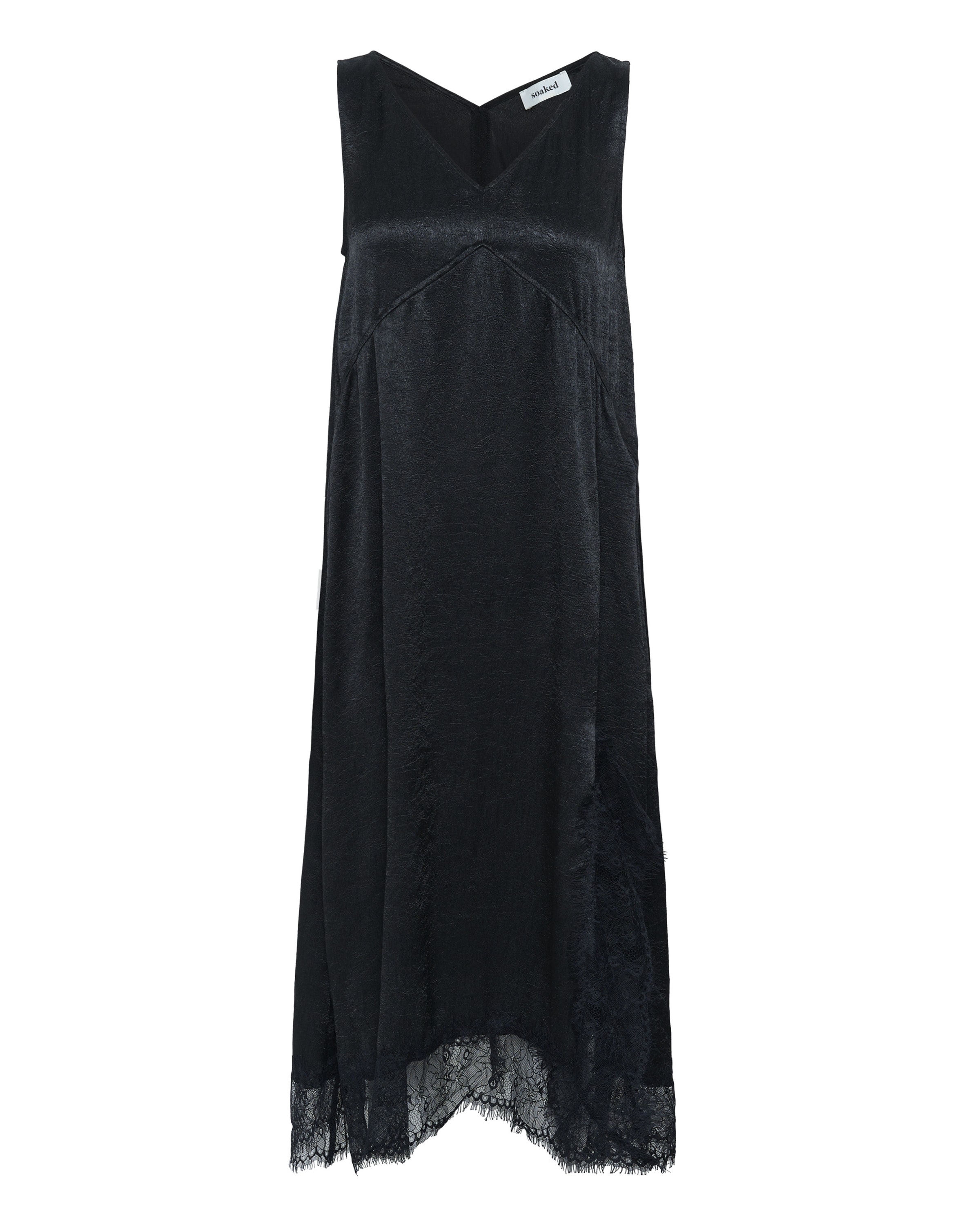 Robe SOAKED IN LUXURY en noir : devant