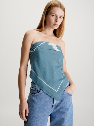 Calvin Klein Jeans Kaulaliina värissä sininen: edessä